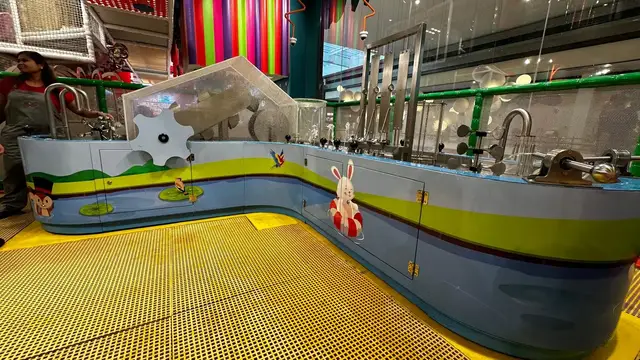 Water play corner at Hamleys Play